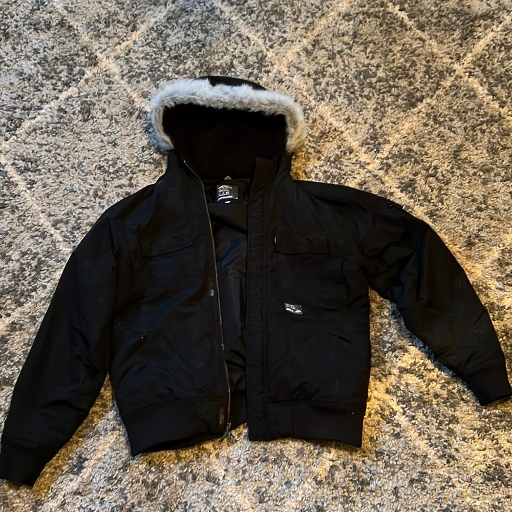 Vans snowboard jacket black